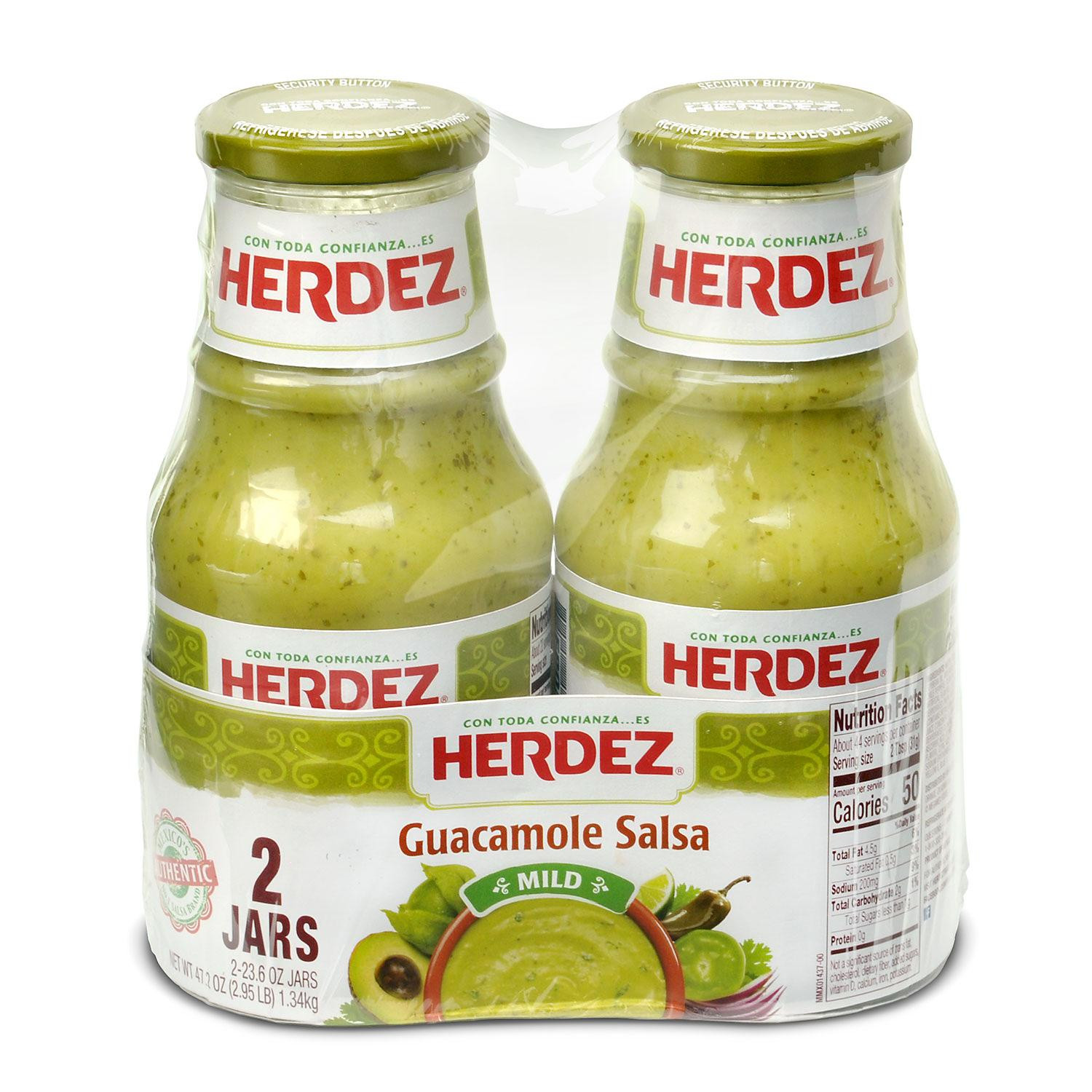 Guacamole Salsa Herdez
 Herdez Guacamole Salsa Mild 23 6 oz 2 pk Walmart
