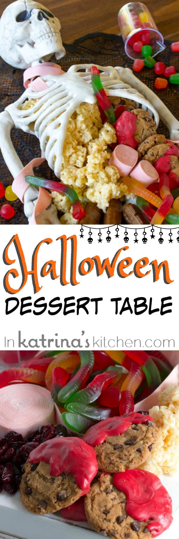 Halloween Dessert Table
 Halloween Dessert Table Skeleton