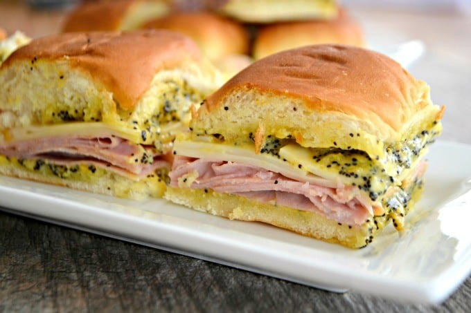 Ham And Cheese Party Sandwiches
 Ham and Cheese Party Sandwiches