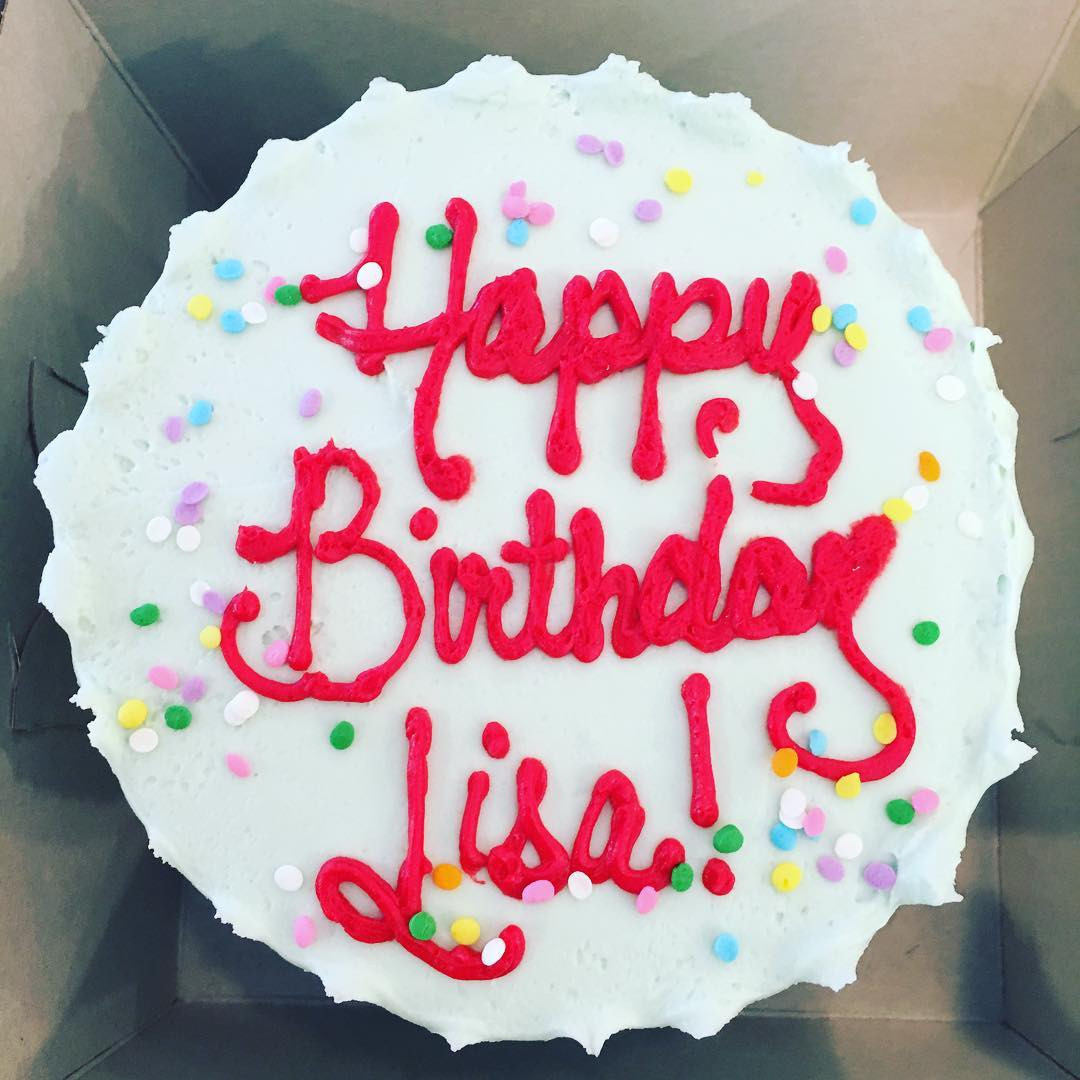 Happy Birthday Lisa Cake