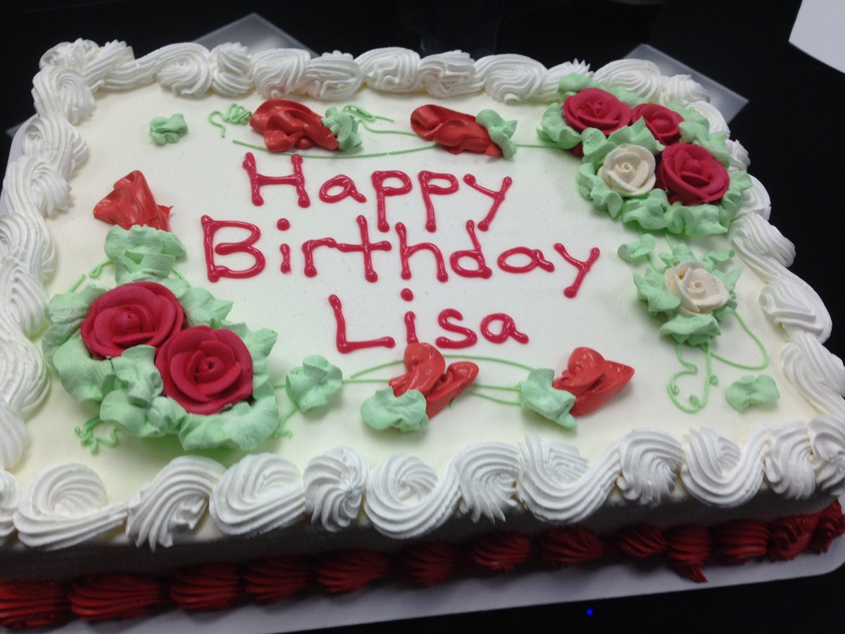 Happy Birthday Lisa Cake
 Lisa LaFlamme LisaLaFlammeCTV