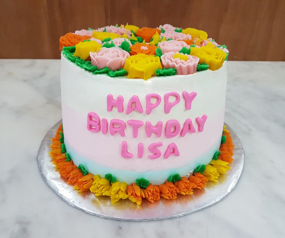 Happy Birthday Lisa Cake
 Yochana s Cake Delight Happy Birthday Lisa
