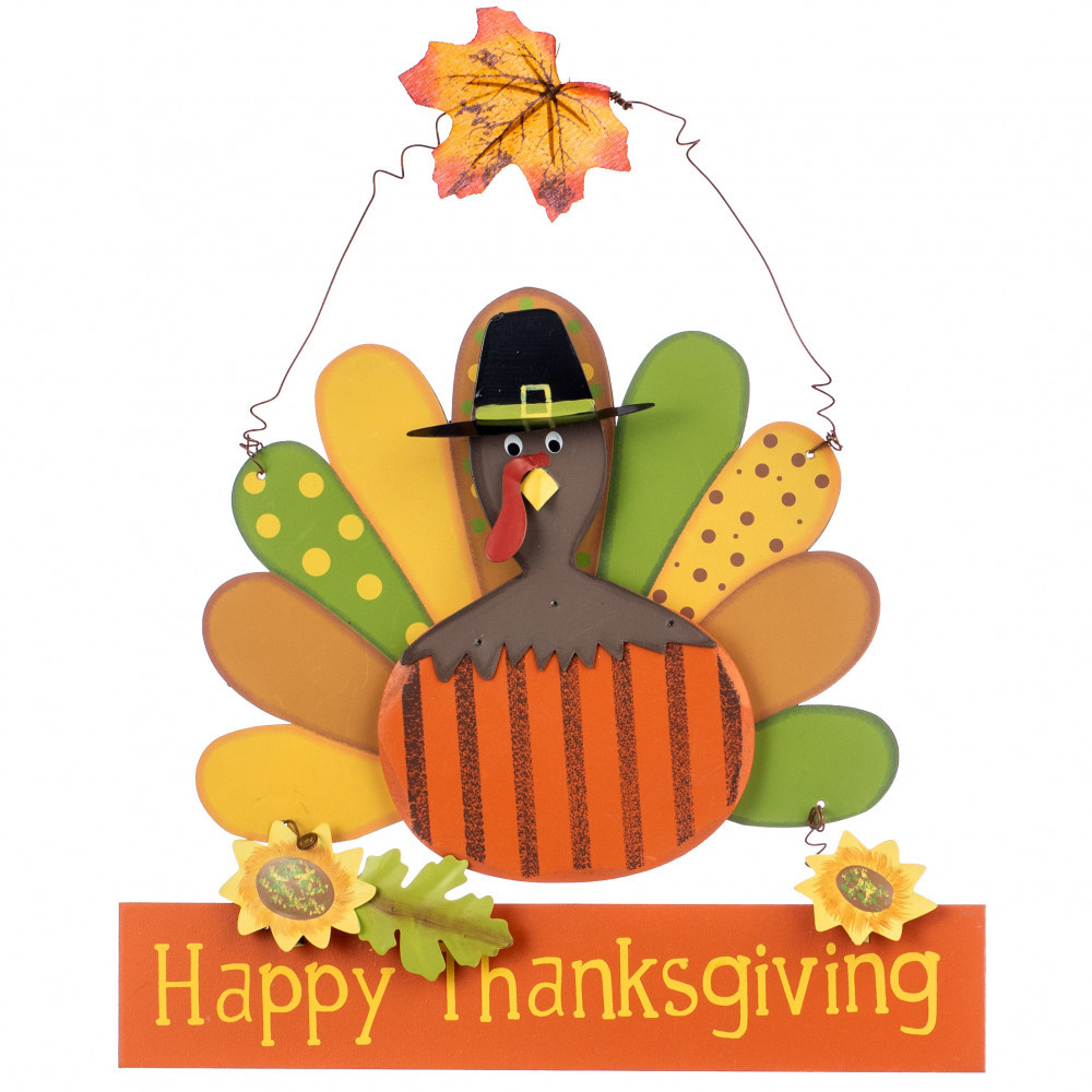 Happy Thanksgiving Turkey
 Happy Thanksgiving Turkey Wall Hanger [