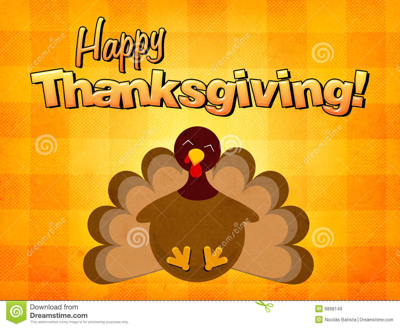 Happy Thanksgiving Turkey
 Happy thanksgiving turkey stock illustration Illustration