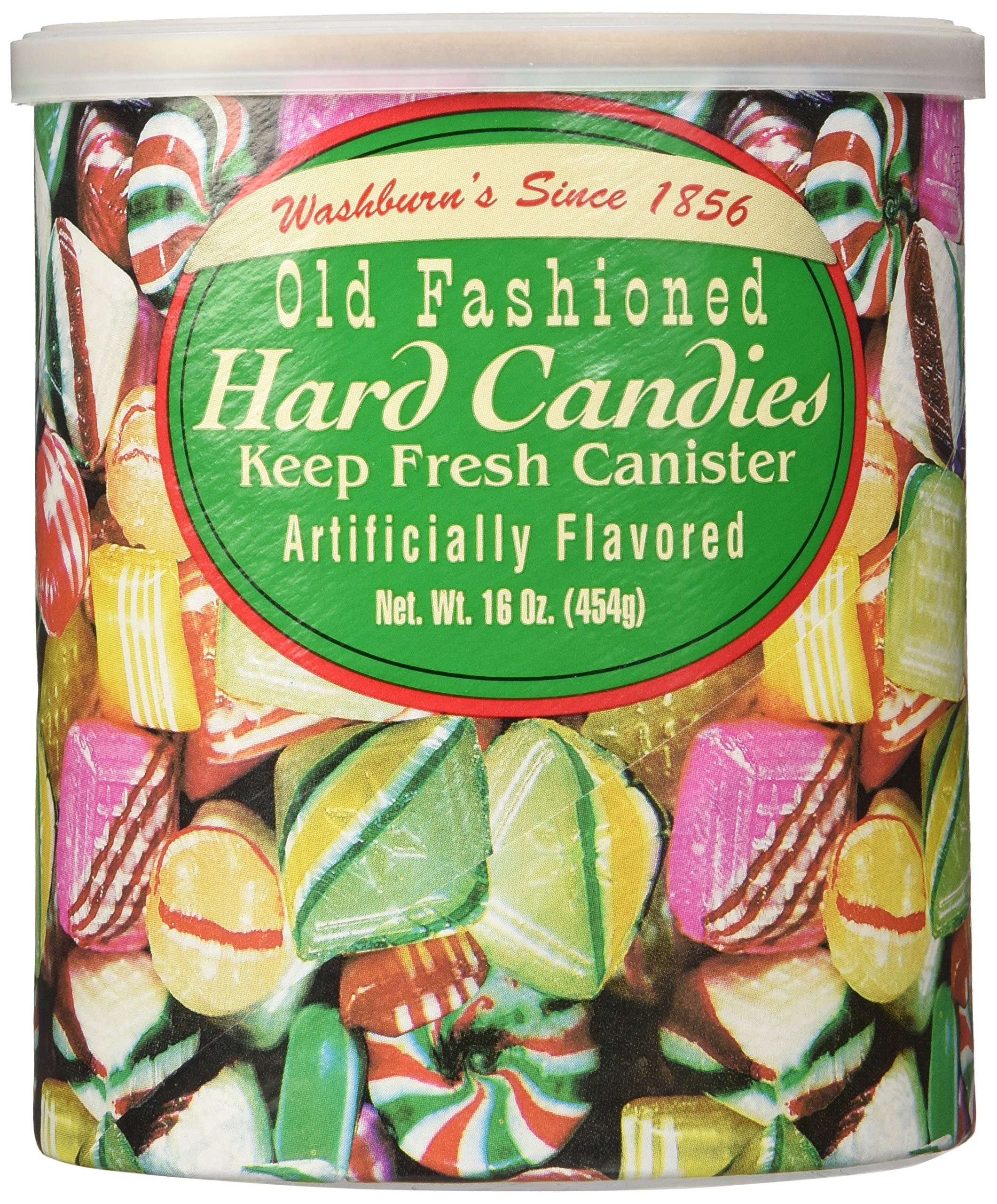 Hard Christmas Candy
 Washburns Old Fashioned Hard Can s 16 oz Canisters 2