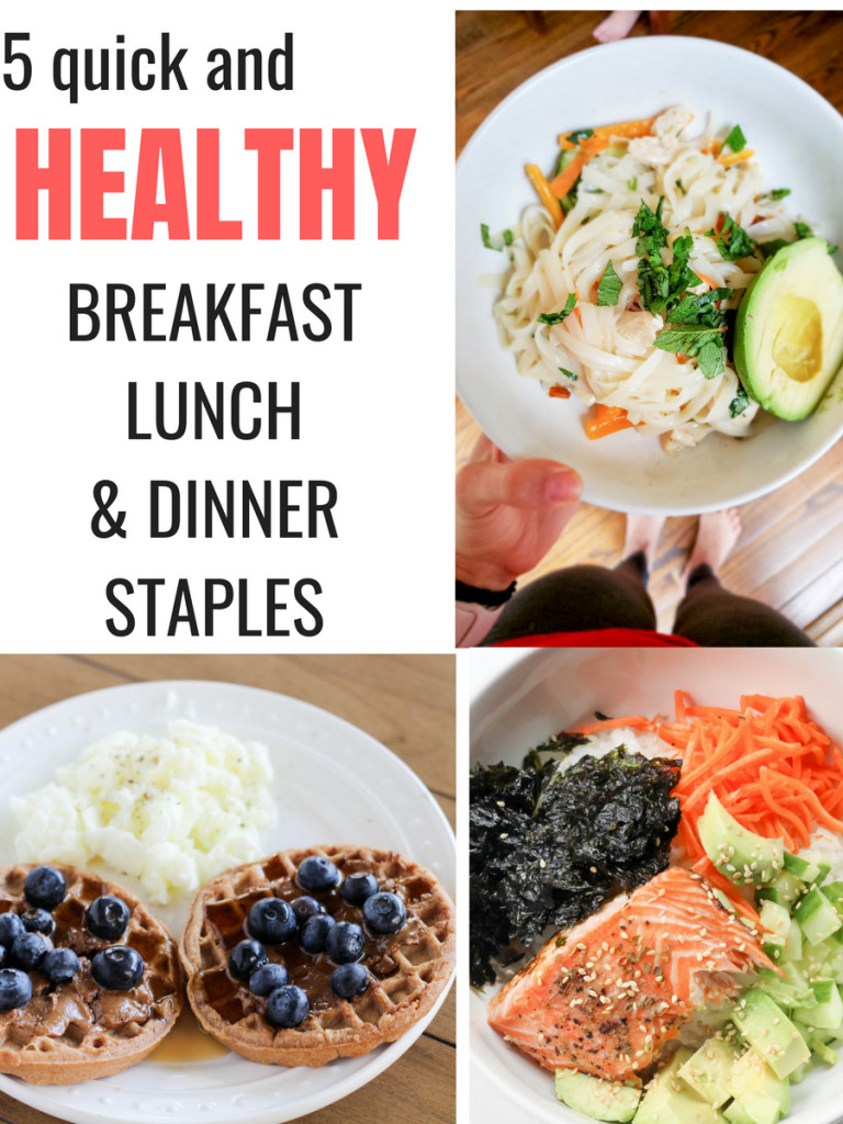 Healthy Breakfast For Dinner
 5 quick and healthy breakfast lunch and dinner ideas