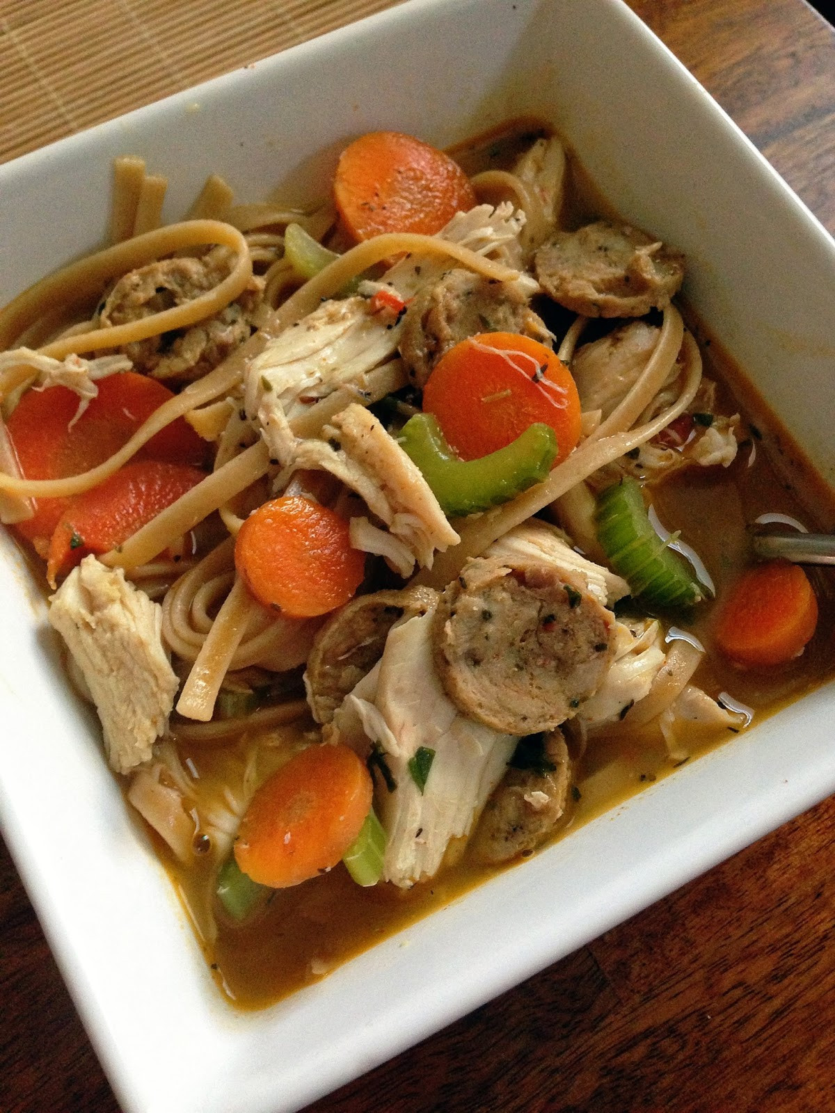 Healthy Chicken Noodle Soup Recipe
 taylor made clean & healthy spicy cajun chicken noodle soup