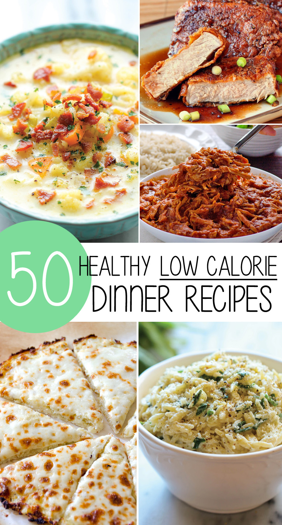 Healthy Dinner Recipes For Weight Loss
 50 Healthy Low Calorie Weight Loss Dinner Recipes