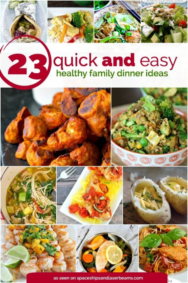 Healthy Family Dinner Recipes
 23 Quick and Easy Healthy Family Dinner Ideas Spaceships