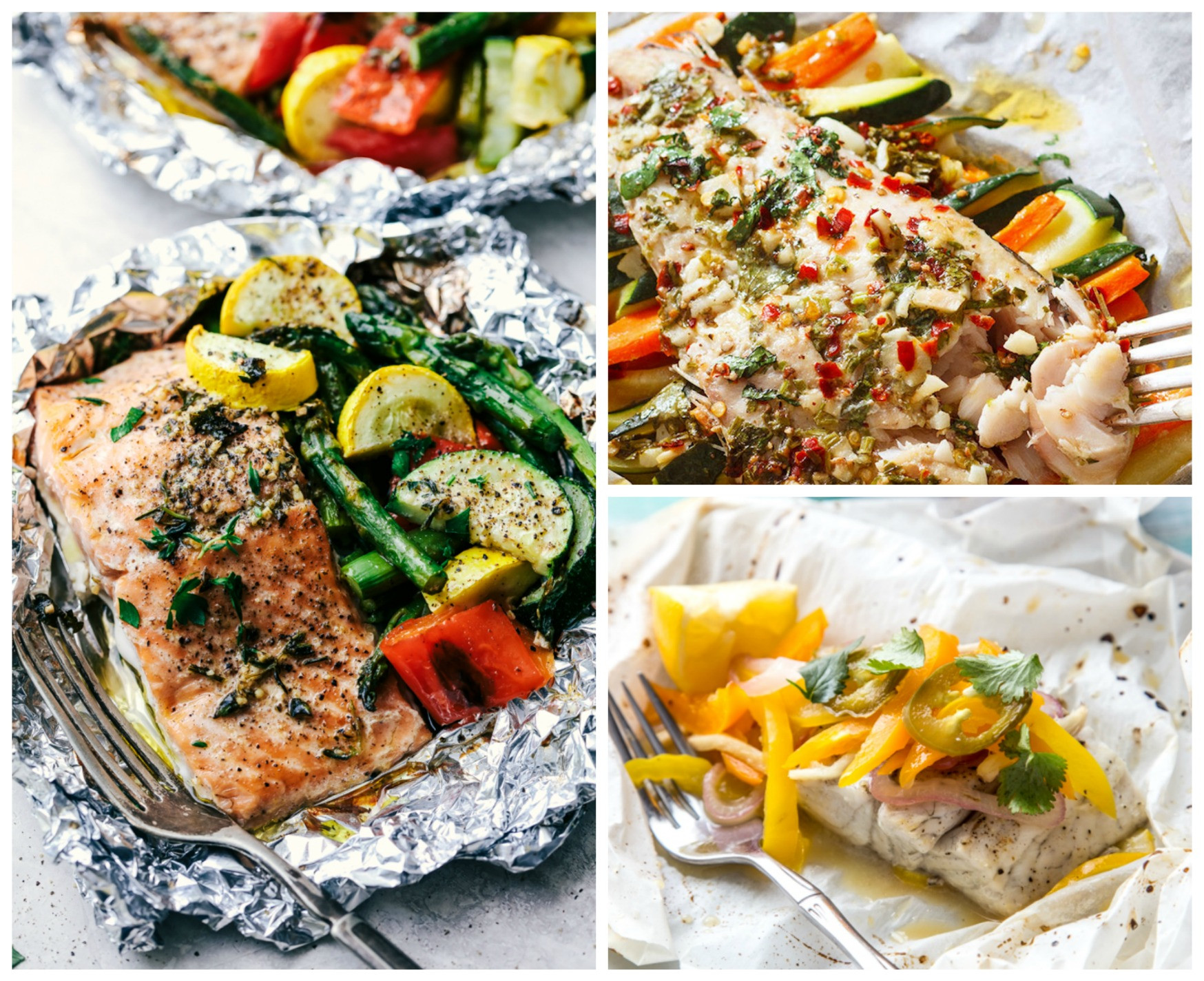 Healthy Fish Dinner Recipes
 20 Easy Fish Foil Packet Dinners for Healthy Weight Loss