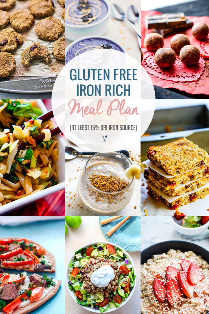 Healthy Gluten Free Dinner Recipes
 Iron Rich Healthy Gluten Free Meal Plan Ideas DRI or