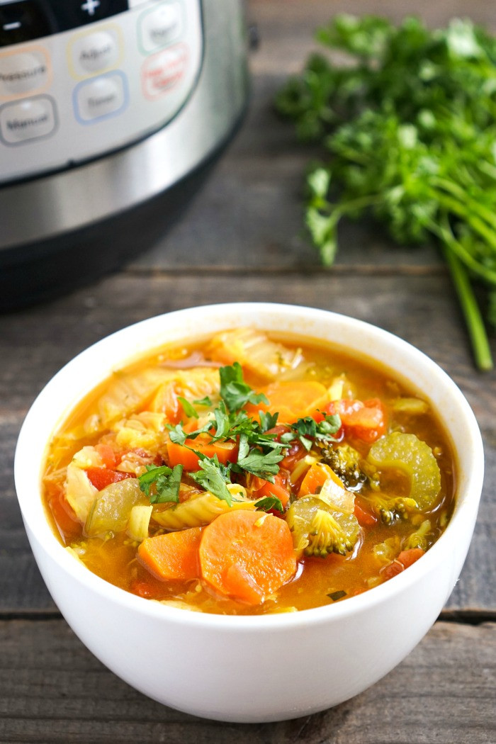 Healthy Instant Pot Recipes Vegetarian
 Instant Pot Detox Ve able Soup The Best Healthy Soup