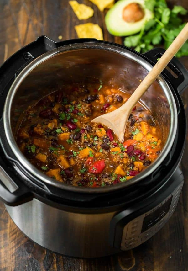 Healthy Instant Pot Recipes Vegetarian
 Instant Pot Ve arian Chili Healthy and Quick