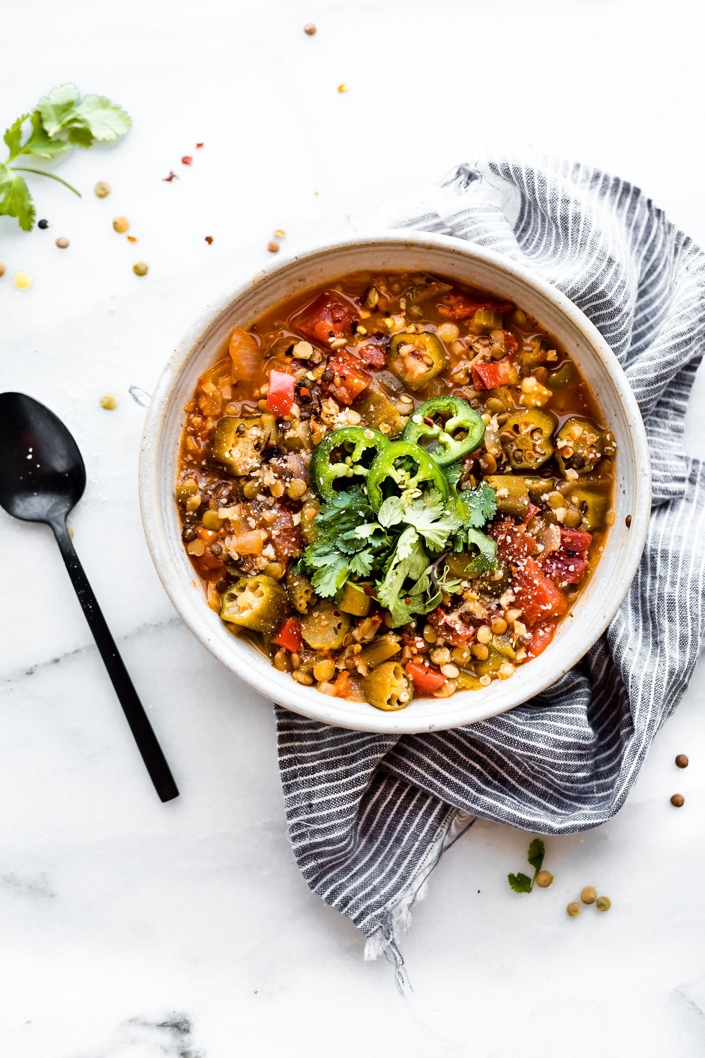 Healthy Instant Pot Recipes Vegetarian
 Instant Pot Lentil Gumbo Half Cup Habit