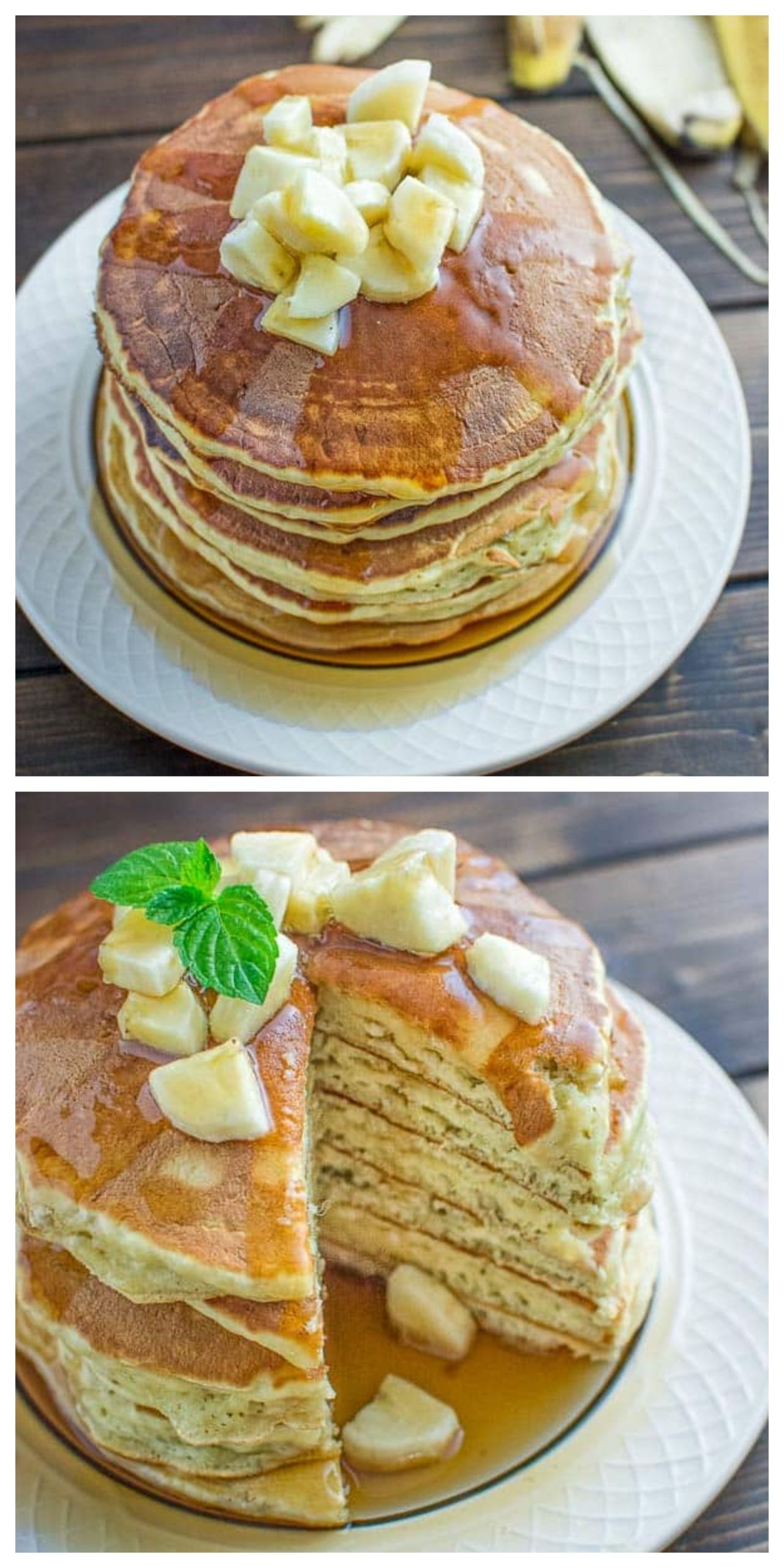 Healthy Pancakes From Scratch
 Banana Pancakes