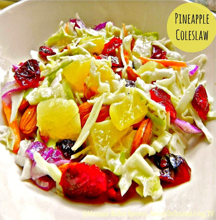 Healthy Side Dishes for Sandwiches Awesome This Simply Delicious &quot;pineapple Coleslaw&quot; is Light Tangy