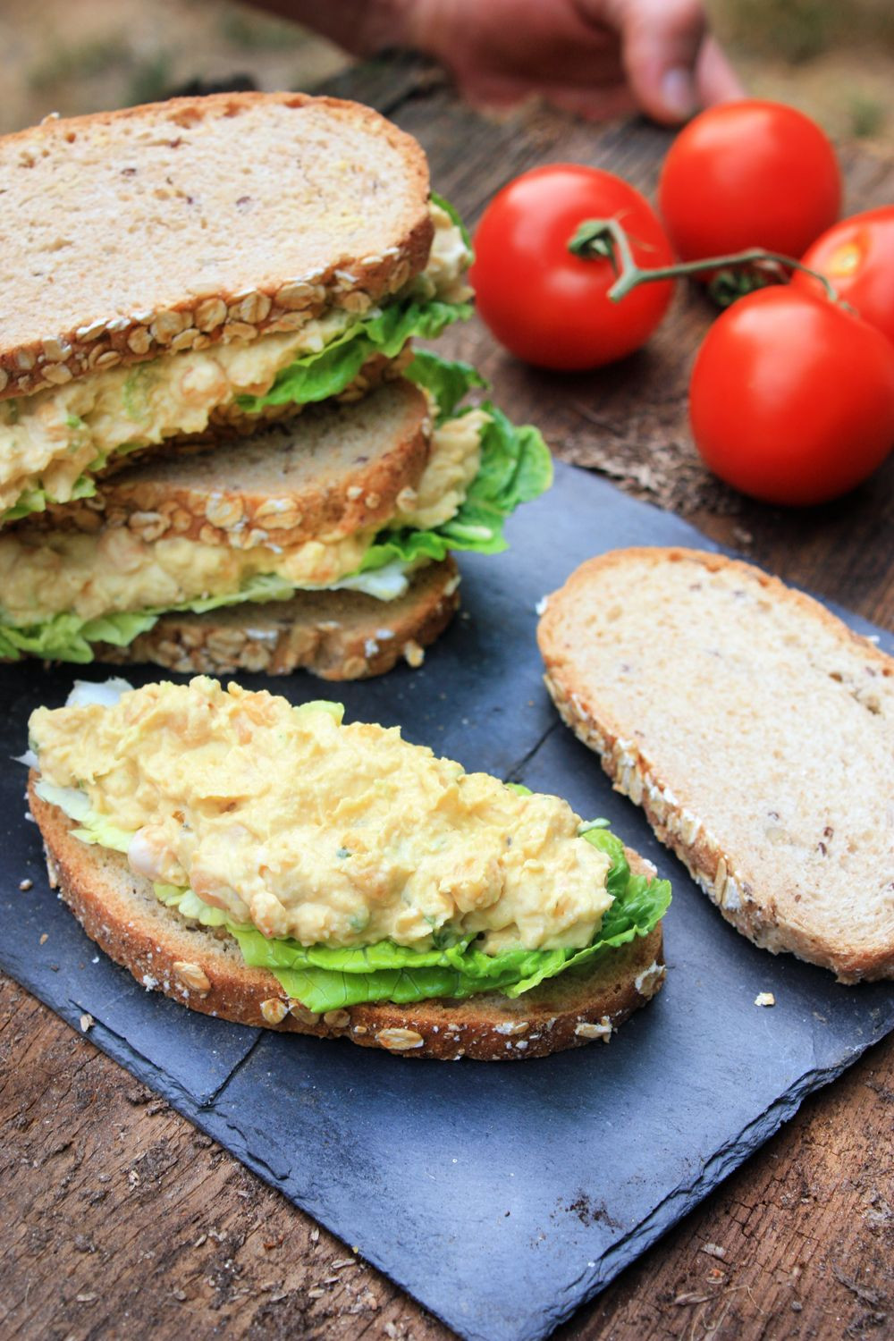 Healthy Side Dishes For Sandwiches
 Chickpea Eggless Mayonnaise Sandwiches