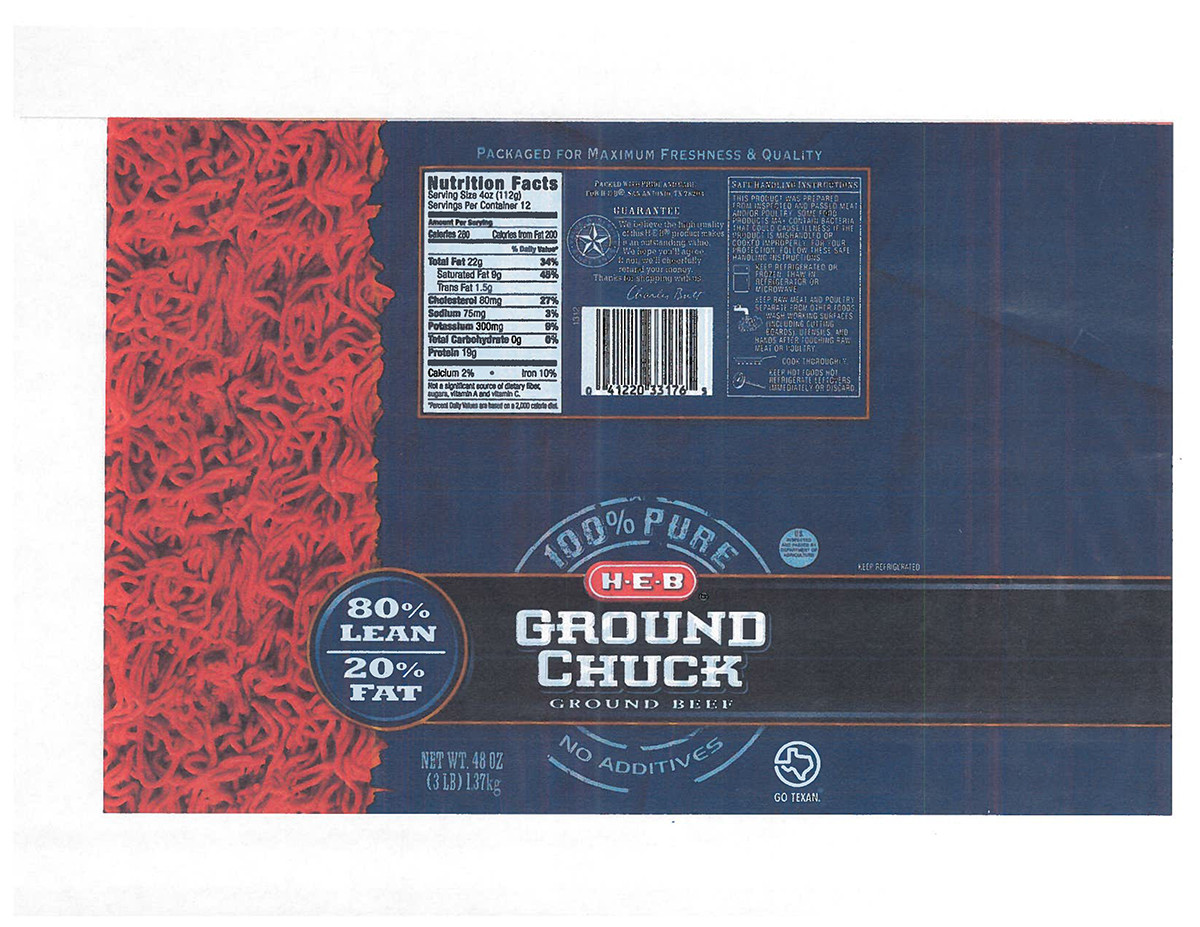 Heb Ground Beef
 Texas pany Recalls Ground Beef for Potential Metal