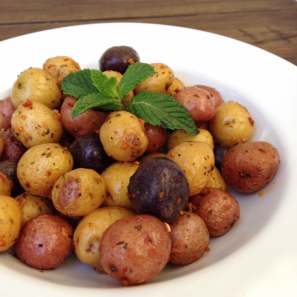 Herb Roasted Baby Potatoes
 Garlic Herb Roasted Baby Potatoes — My Healthy Dish