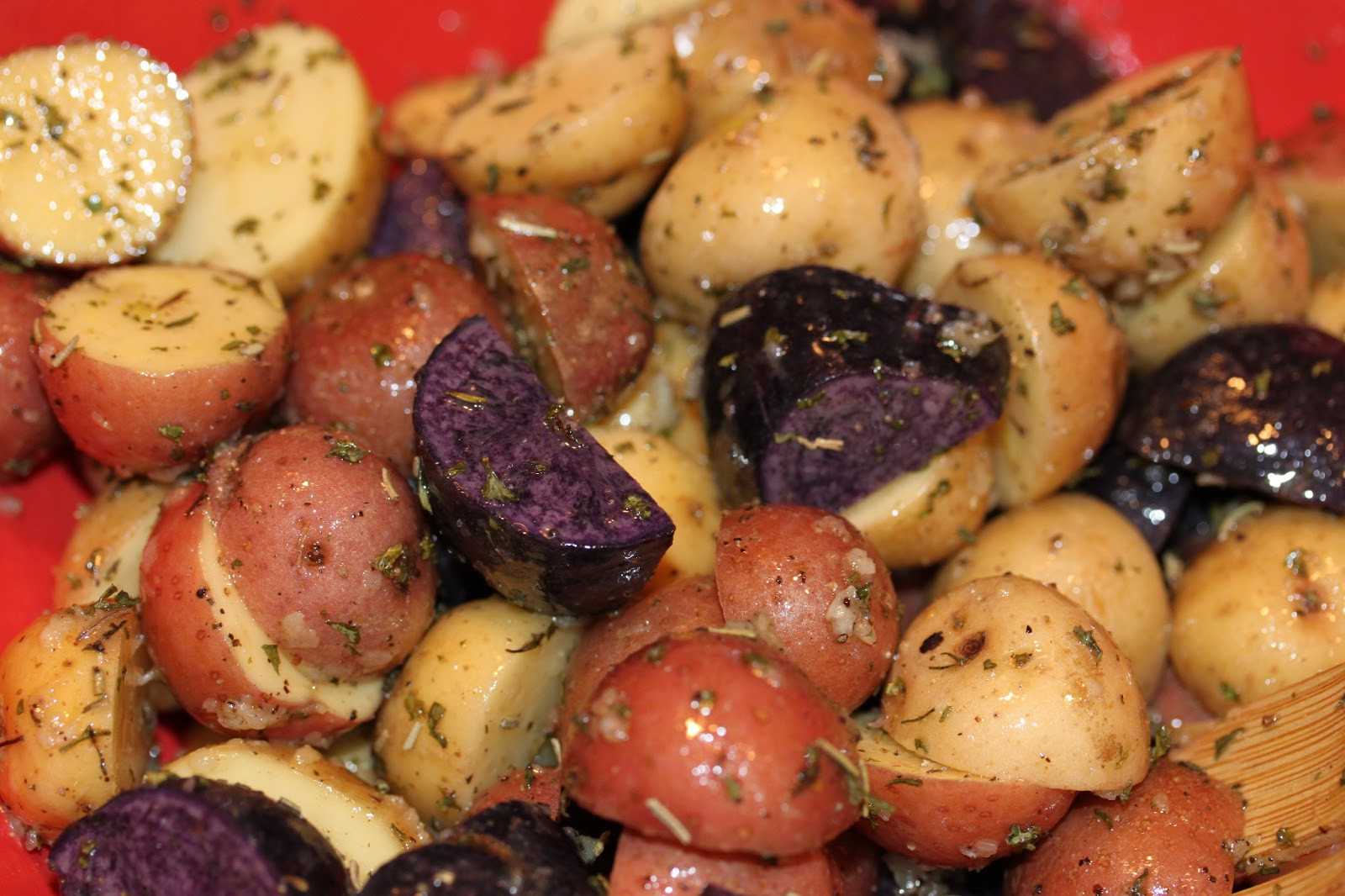 Herb Roasted Baby Potatoes
 Cookin It My Way Herb Roasted Baby Potatoes