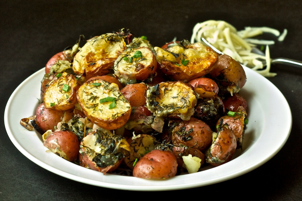 Herb Roasted Baby Potatoes
 ROASTED BABY POTATOES with Herbs and Garlic
