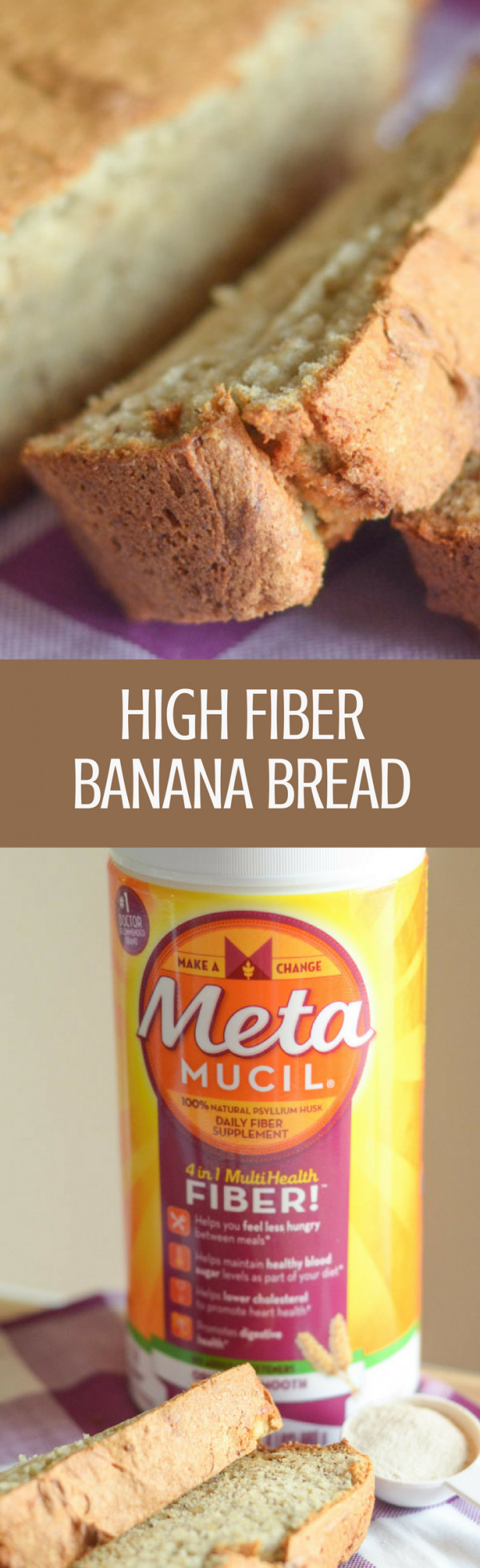 High Fiber Bread Recipe
 High Fiber Banana Bread Recipe