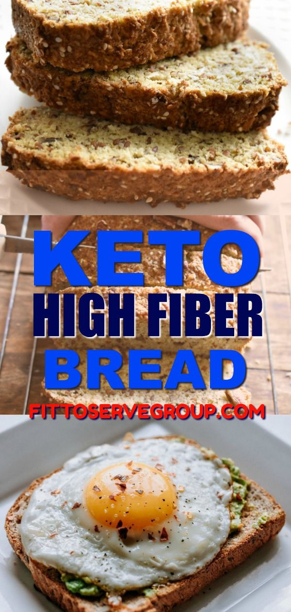 High Fiber Bread Recipe
 Keto High Fiber Bread
