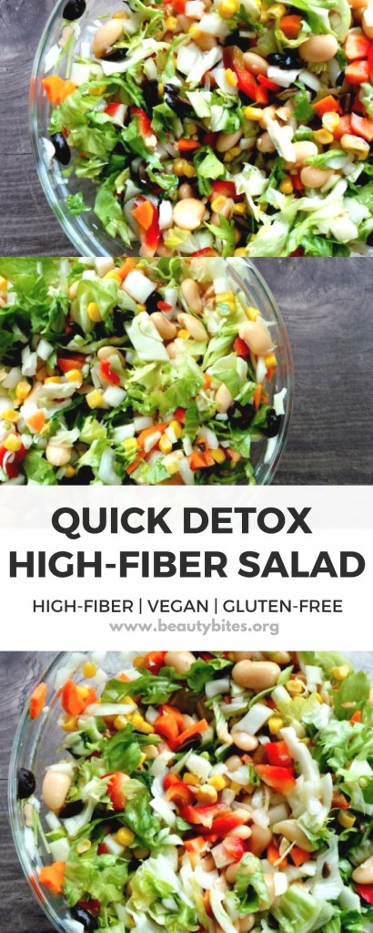 High Fiber Diets Recipes
 8 MINUTE HIGH FIBER SATISFYING SALAD