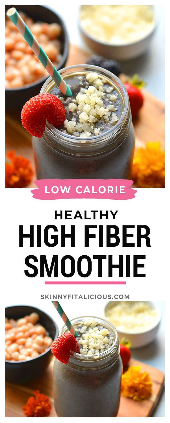 High Fiber Recipes For Weight Loss
 High Fiber Protein Smoothie in 2020