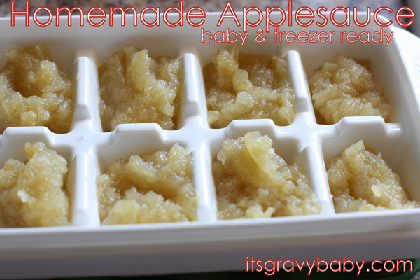 Homemade Baby Applesauce
 How To Make Your Own Baby Food It s Gravy Baby