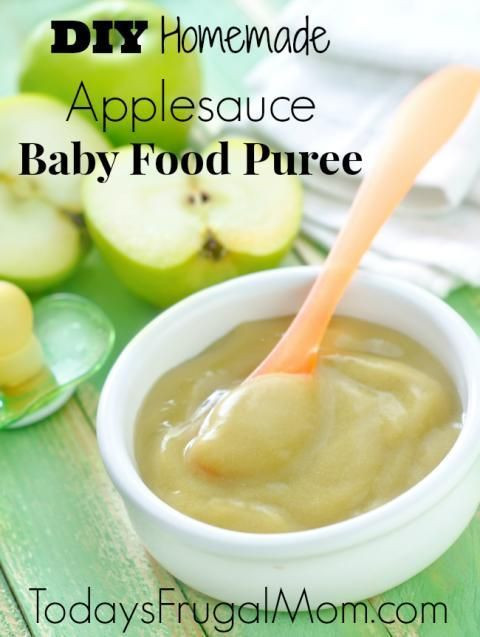 Homemade Baby Applesauce
 DIY Homemade Applesauce Baby Food Puree