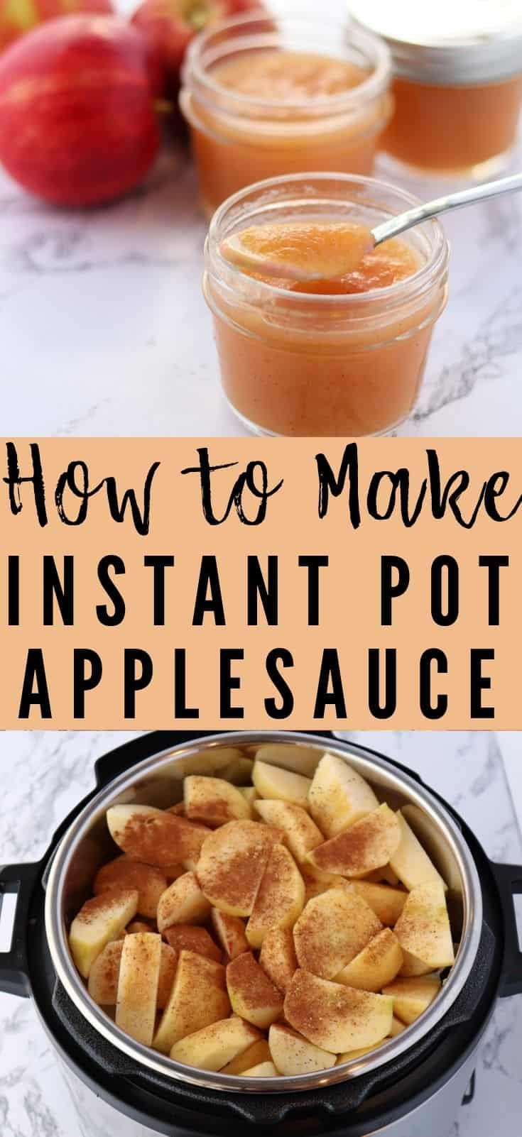 Homemade Baby Applesauce
 Instant Pot Applesauce Recipe