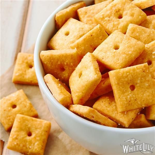 Homemade Cheese Crackers
 Homemade Cheddar Cheese Crackers