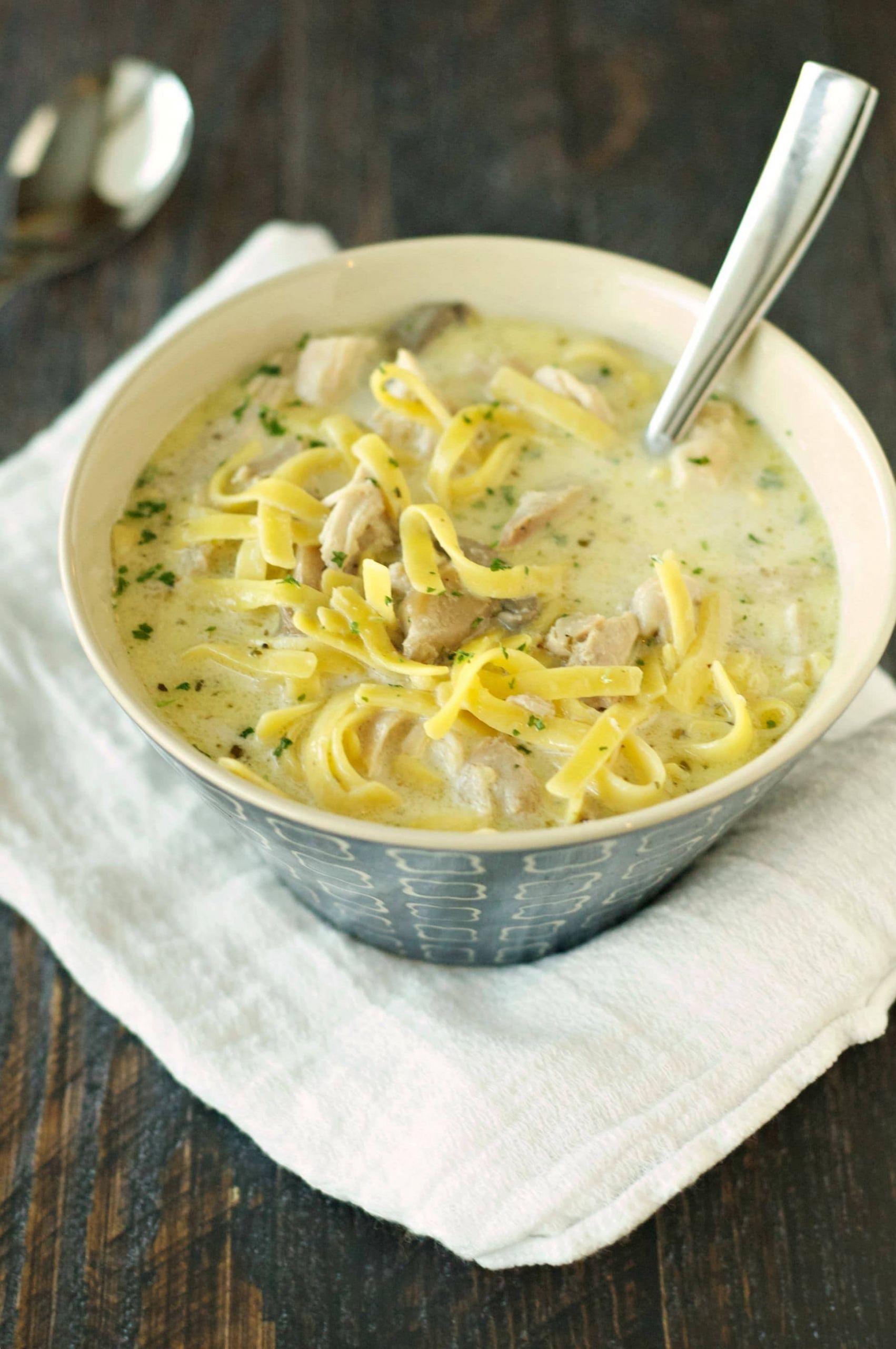 Homemade Creamy Chicken Noodle Soup
 Slow Cooker Creamy Chicken Noodle Soup Slow Cooker Gourmet
