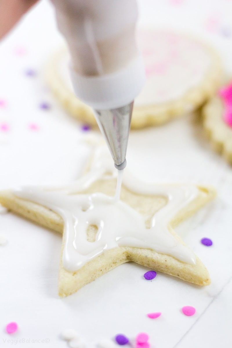 Homemade Sugar Cookies Icing
 Sugar Cookie Icing for Cut Out Cookies Plant Based Easy