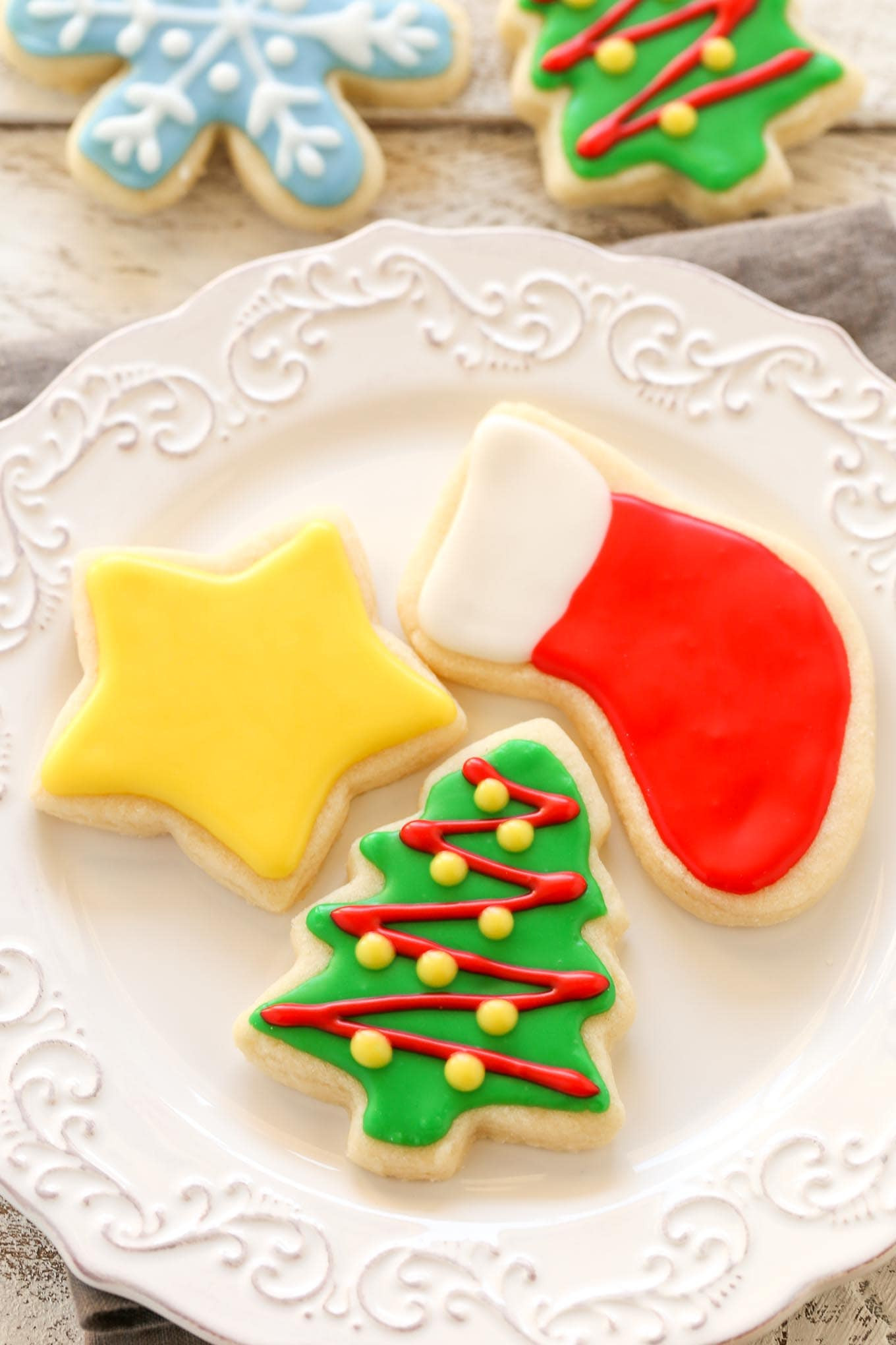Homemade Sugar Cookies Icing
 Soft Christmas Cut Out Sugar Cookies Live Well Bake ten