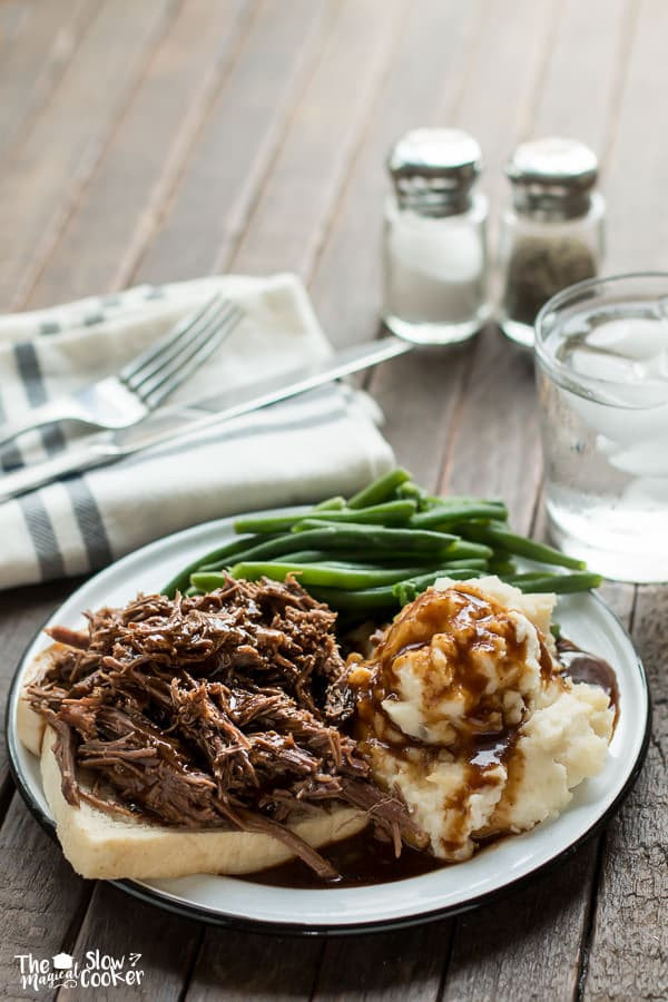 Hot Beef Sandwiches Recipes
 Slow Cooker Hot Roast Beef Sandwiches The Magical Slow