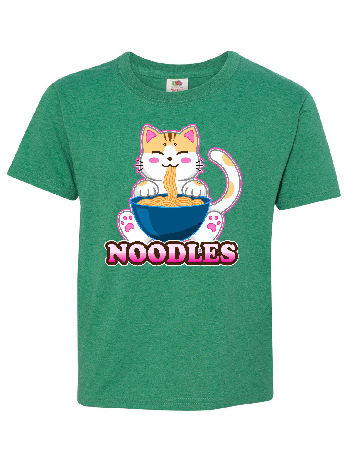 I Love Noodles
 I Love Noodles with Cat Illustration Youth T Shirt