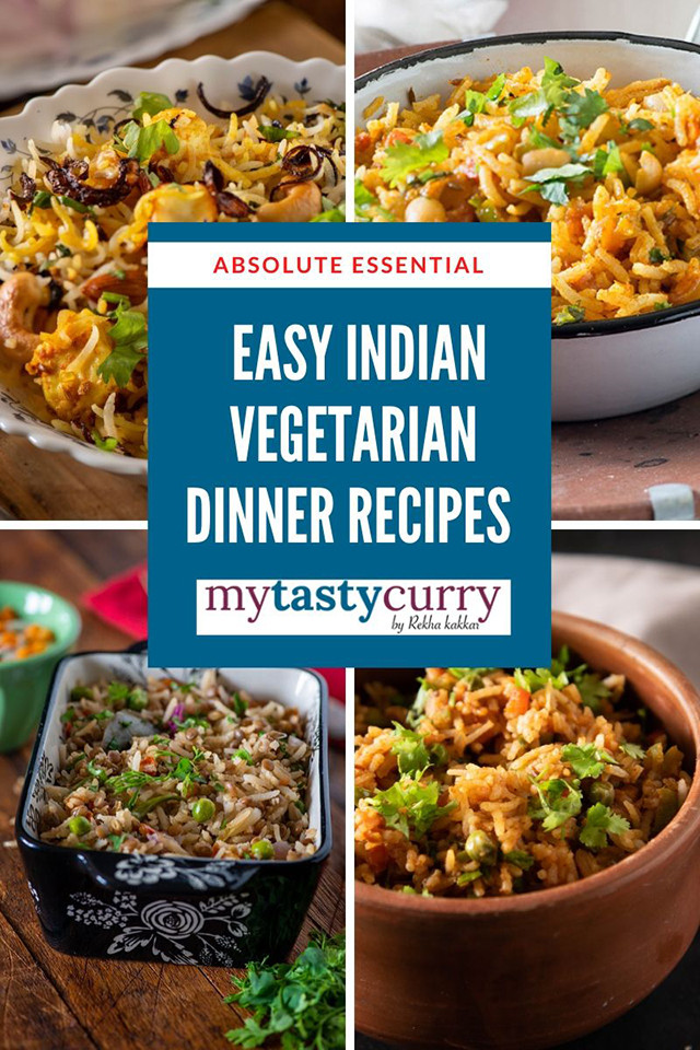 Indian Vegetarian Recipes For Dinner
 8 e pot Ve arian Indian Dinner recipes My Tasty Curry