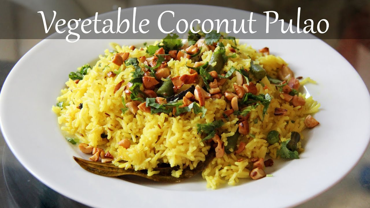 Indian Vegetarian Recipes For Dinner
 Ve arian Coconut Rice Recipe