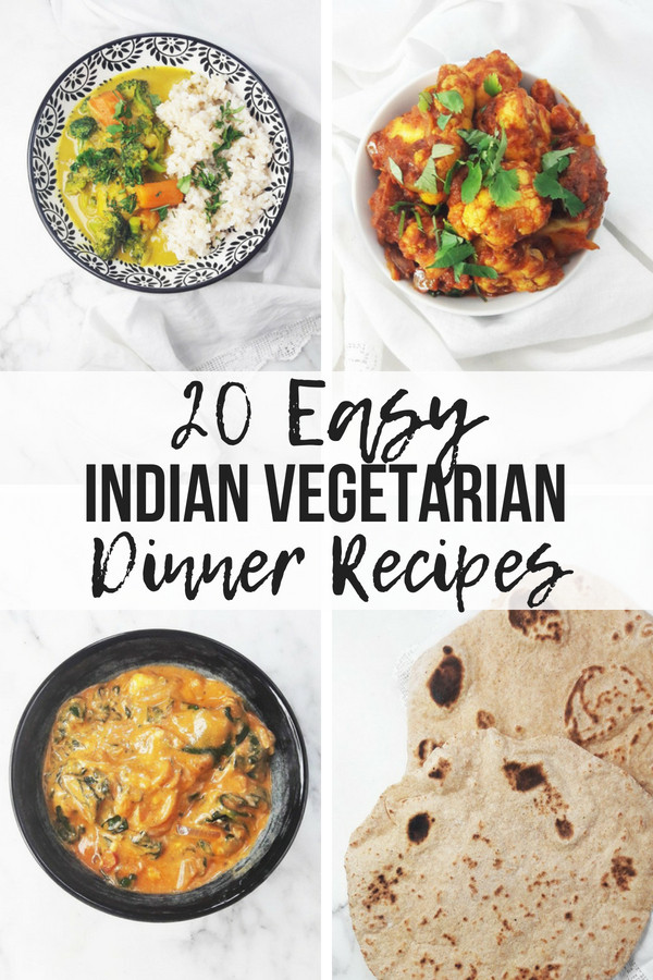Indian Vegetarian Recipes For Dinner
 20 Easy Indian Ve arian Dinner Recipes A Hedgehog in