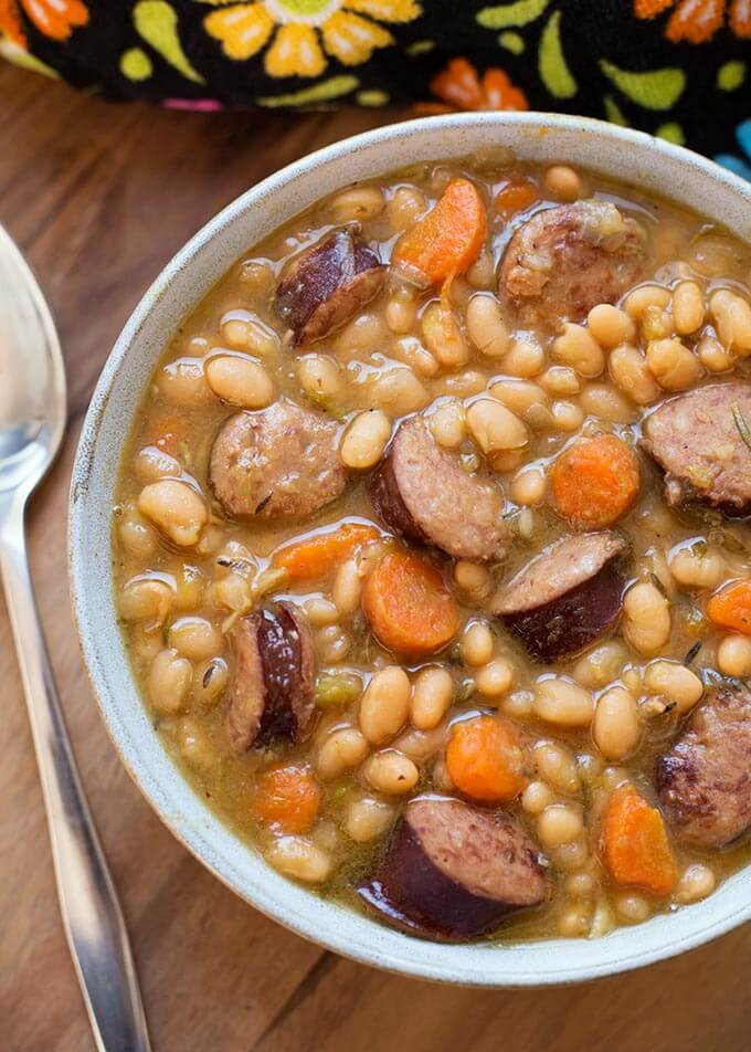 Instant Pot Bean Recipes
 Instant Pot Sausage and White Beans