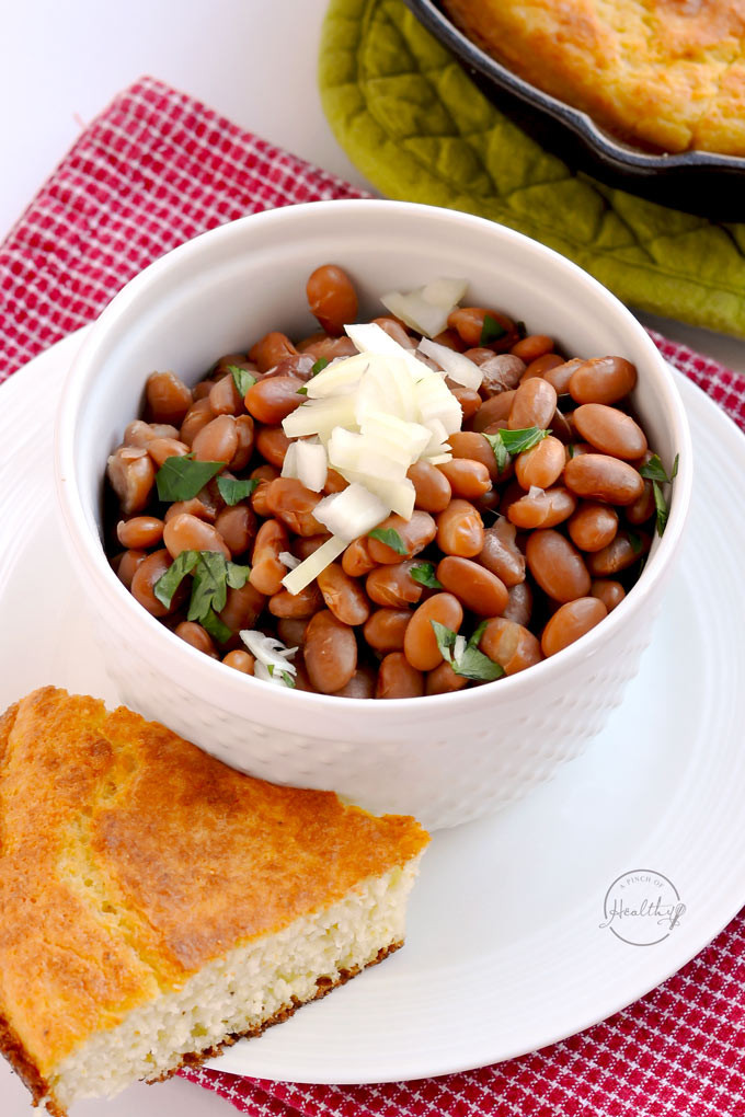 Instant Pot Bean Recipes
 Instant Pot Pinto Beans No Pre Soaking A Pinch of Healthy