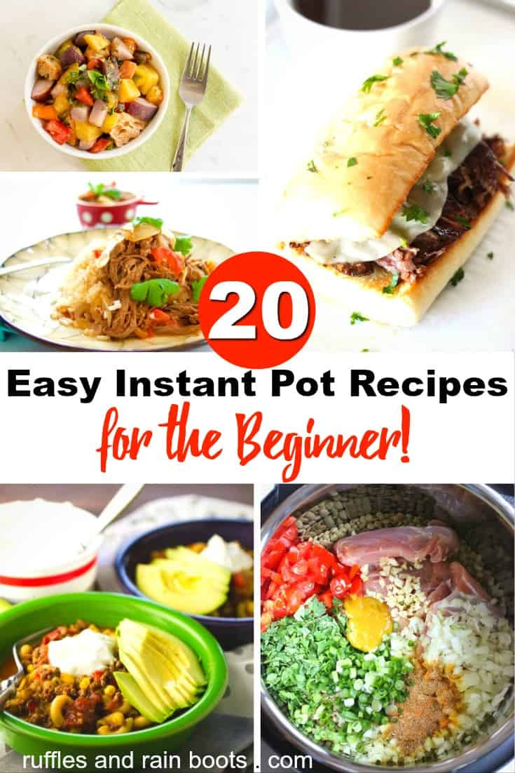 Instant Pot Beginner Recipes
 20 Easy Instant Pot Recipes for Beginners Ruffles and