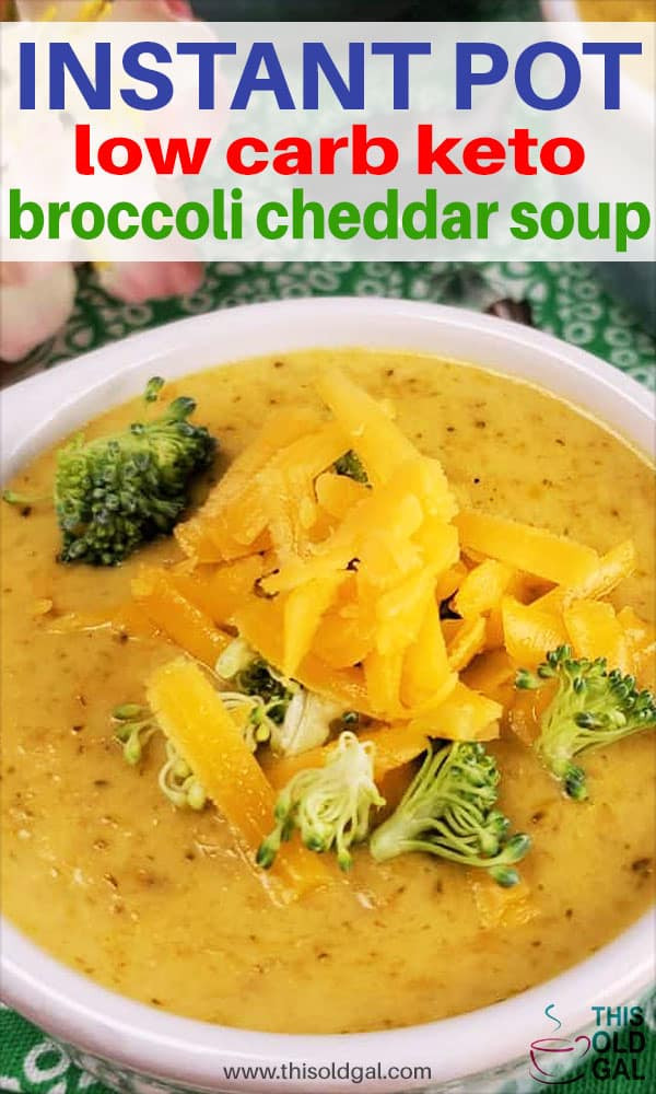 Instant Pot Broccoli Soup
 Instant Pot Broccoli Cheddar Soup Low Carb Keto