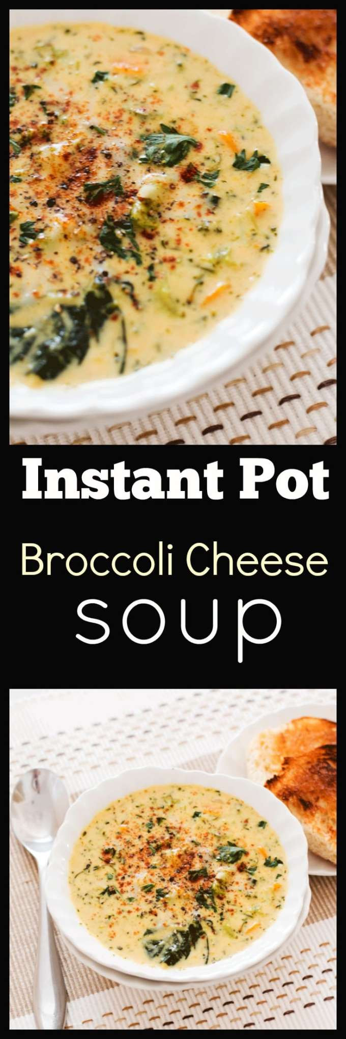 Instant Pot Broccoli Soup
 Instant Pot Broccoli Cheese Soup in Under 20 Minutes