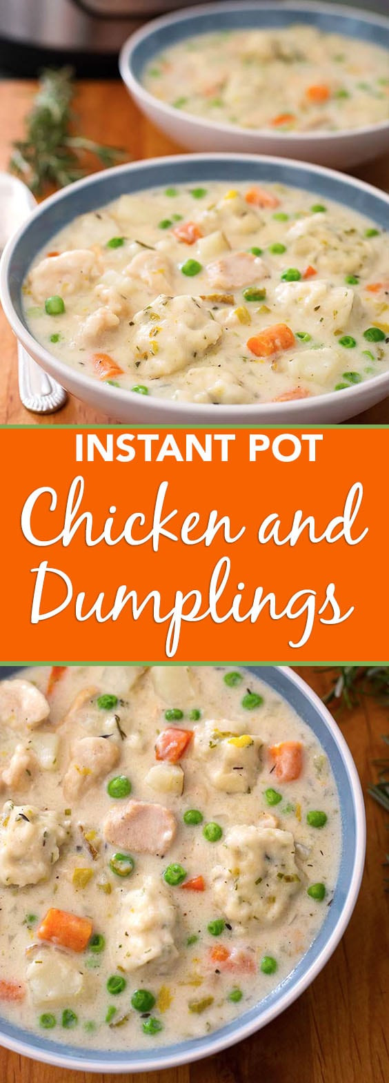 Instant Pot Chicken &amp; Dumplings
 Instant Pot Chicken and Dumplings