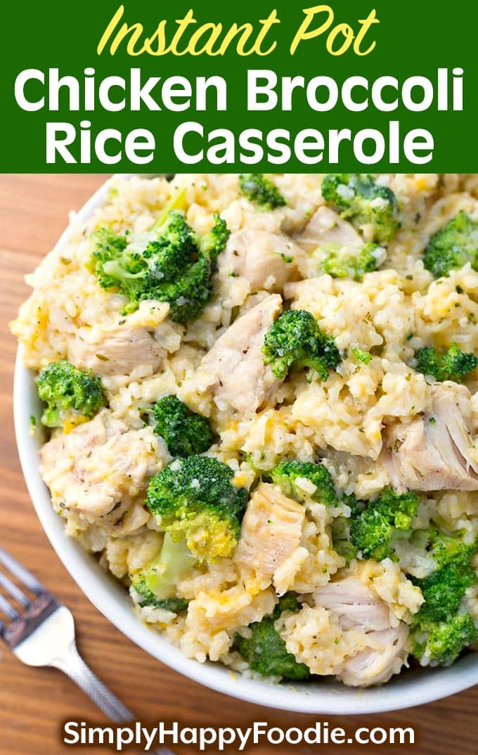 Instant Pot Chicken Casserole
 Instant Pot Chicken Broccoli Rice Casserole