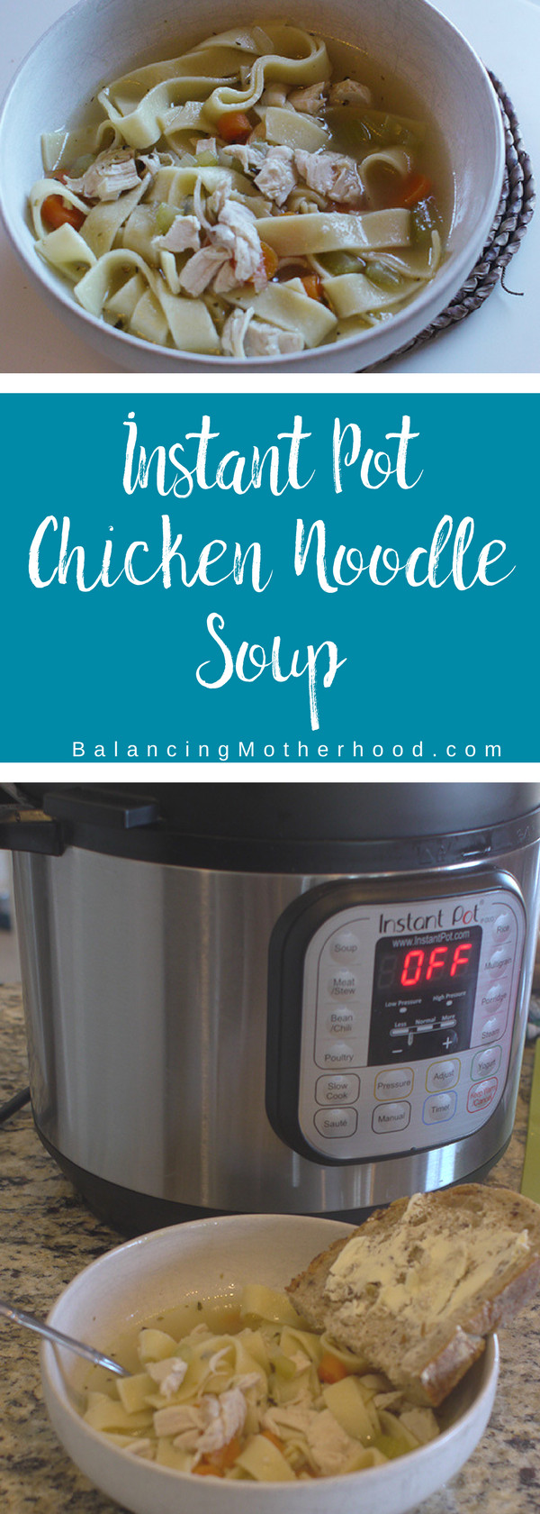 Instant Pot Chicken Soup With Frozen Chicken
 Easy to make Instant Pot chicken noodle soup with frozen