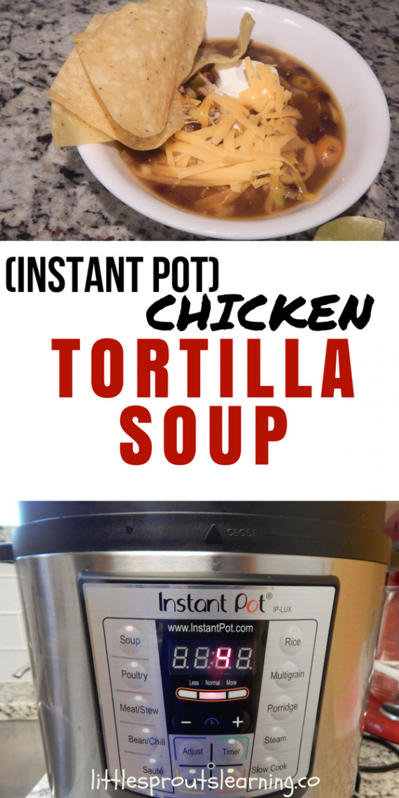 Instant Pot Chicken Soup With Frozen Chicken
 Instant Pot Chicken Tortilla Soup Recipe with Frozen Chicken